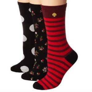 NEW! Kate Spade ♠️ Crew Socks (3 pairs)